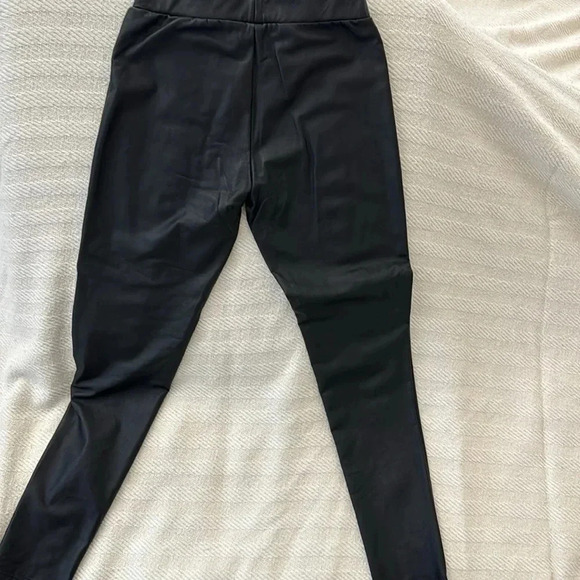 Faux Leather Laced Pants - Picture 3 of 3